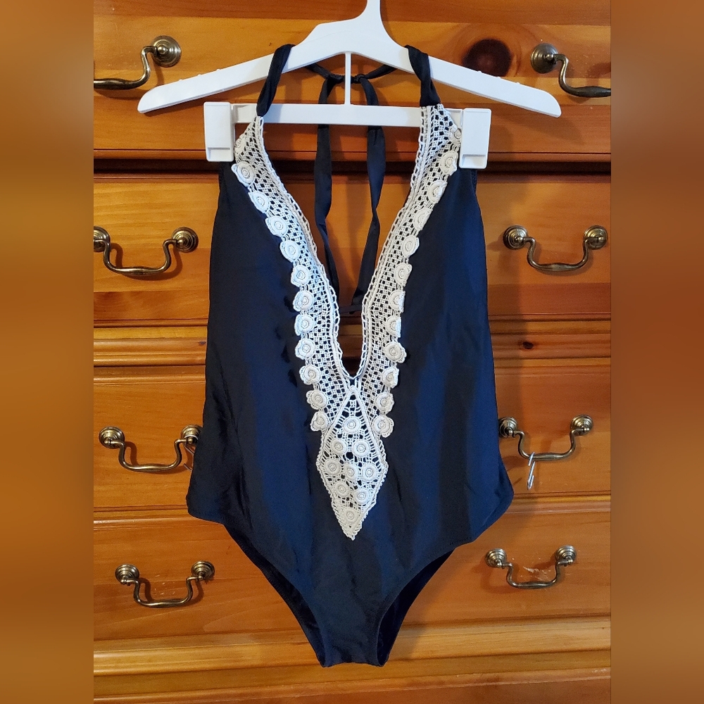 Women's Black One Piece Swimsuit